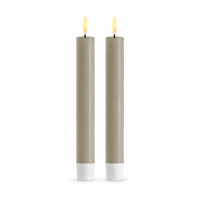 Stabkerzen Sand 2er Set