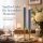 Deluxe Homeart LED Stabkerze 2er Set Dust Blue