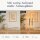 Deluxe Homeart LED Stabkerze 2er Set Dust Blue