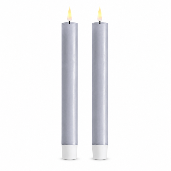 Deluxe Homeart LED Stabkerze 2er Set Ice Blue