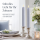 Deluxe Homeart LED Stabkerze 2er Set Ice Blue
