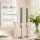 Deluxe Homeart LED Stabkerze 2er Set Salbei Grün