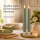 Deluxe Homeart LED Stabkerze 2er Set Salbei Grün