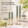 Deluxe Homeart LED Stabkerze 2er Set Salbei Grün