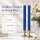 Deluxe Homeart LED Stabkerzen 2er Set Royal Blau
