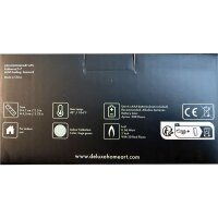 Teelichter Schwarz 2er Set Groß ( 6,1 x 4,5 cm )