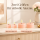 Deluxe Homeart LED Teelichter Hell Rosa 2er Set Klein