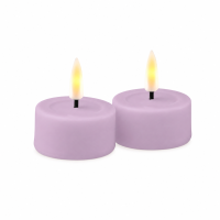 LED Teelichter Lila 2er Set
