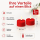 Deluxe Homeart LED Teelichter Rot 2er Set Klein