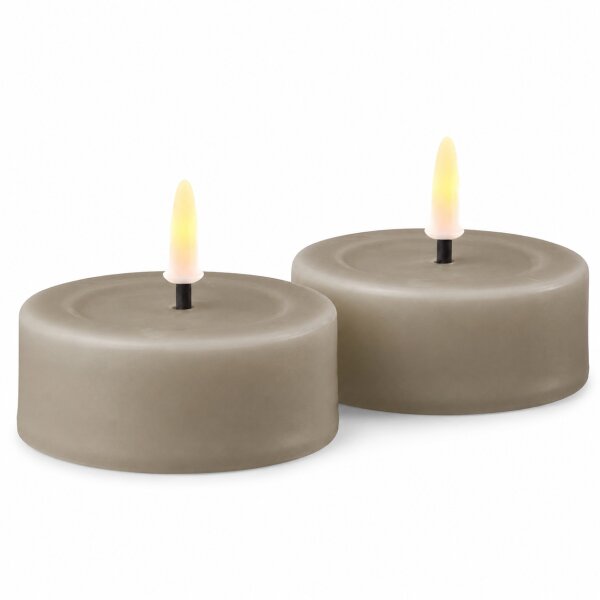 LED Teelichter Sand 2er Set