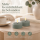 Deluxe Homeart LED Teelichter Salbei Grün 2er Set Groß
