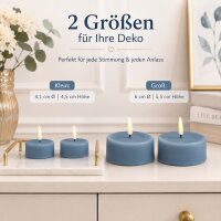 LED Teelichter Ice Blue 2er Set