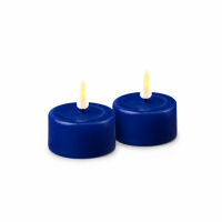Deluxe Homeart LED Teelichter Royal Blue 2er Set Klein
