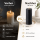 Deluxe Homeart LED Kerze mit Timerfunktion Schwarz