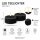 Deluxe Homeart LED Teelichter Schwarz 2er Set Groß