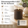 Deluxe Homeart LED Kerze mit Timerfunktion Mokka