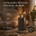 Deluxe Homeart LED Kerze mit Timerfunktion Mokka