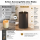 Deluxe Homeart LED Kerze mit Timerfunktion Mokka
