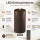 Deluxe Homeart LED Kerze mit Timerfunktion Mokka
