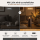 Deluxe Homeart LED Kerze mit Timerfunktion Mokka