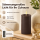 Deluxe Homeart LED Kerze mit Timerfunktion Mokka