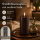 Deluxe Homeart LED Kerze mit Timerfunktion Mokka