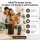 Deluxe Homeart LED Kerze mit Timerfunktion Mokka