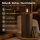 Deluxe Homeart LED Kerze Mokka 7,5 x 15 cm