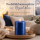 Deluxe Homeart LED Kerze mit Timerfunktion Royal Blue