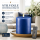 Deluxe Homeart LED Kerze mit Timerfunktion Royal Blue