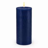 Deluxe Homeart LED Kerze mit Timerfunktion Royal Blue