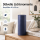 Deluxe Homeart LED Kerze mit Timerfunktion Royal Blue
