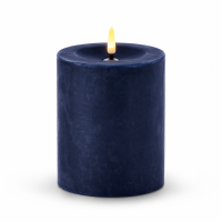 Deluxe Homeart LED Kerze mit Timerfunktion Royal Blue