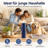 Deluxe Homeart LED Kerze mit Timerfunktion Royal Blue