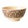 Melamin Schale floral Ø15cm Bunt Braun 500ml Bowl für Müsli und Snacks