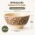 Melamin Schale floral Ø15cm Bunt Braun 500ml Bowl für Müsli und Snacks
