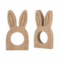 OSTERN Holzhasen 2er-SET Serviettenhalter