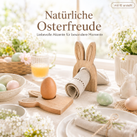 OSTERN Holzhasen 2er-SET Serviettenhalter