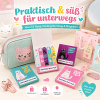 Nagelfeilen 4er-Set mit 24 Mini-Nagelfeilen