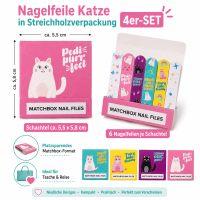 Nagelfeilen 4er-Set mit 24 Mini-Nagelfeilen
