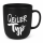 Geiler Typ Porzellanbecher 350 ml schwarz
