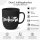 Soulmate Porzellanbecher 350 ml schwarz