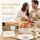 Porzellan Eierbecher 2er Set 5,2cm Weiß Goldfarben Herzmotiv