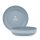 Große Servierschüssel 30cm Blau Rauchblau New Bone China für Salat