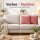 Dekokissenbezug 50x50 Rosa Peach - Kissenhülle 2er Set modern