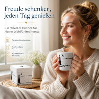 Leuchtturm Porzellanbecher 400 ml mit Geschenkverpackung