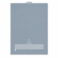 Maritimes Küchentuch 50x70 Blau Graublau -...