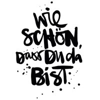 PPD Servietten 20er - Schön dass du da bist