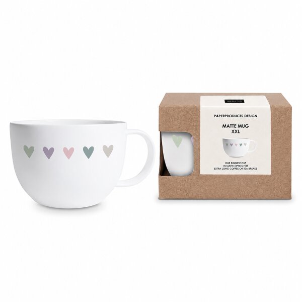 PPD Heart Infusion XXL Porzellanbecher 550 ml mit Geschenkverpackung