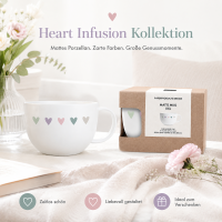 PPD Heart Infusion XXL Porzellanbecher 550 ml mit Geschenkverpackung